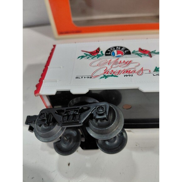 Lionel 6-19918 Train O Gauge Model Railroad 1992 Christmas Boxcar w/Box - Picture 10 of 13